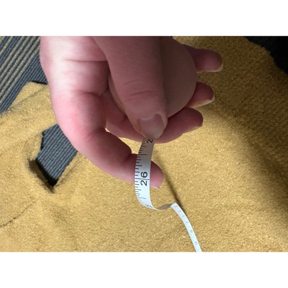 Lillusory Mock Neck Quarter Zip Sweater Camel Textured Knit Cozy Medium - Picture 10 of 11